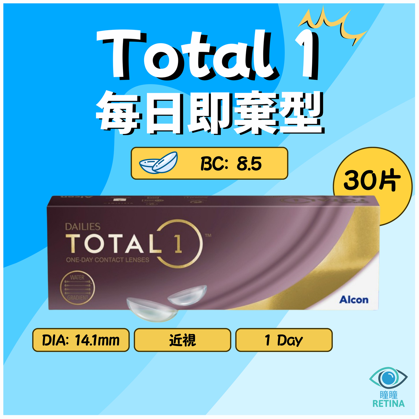 Alcon Dailies Total 1