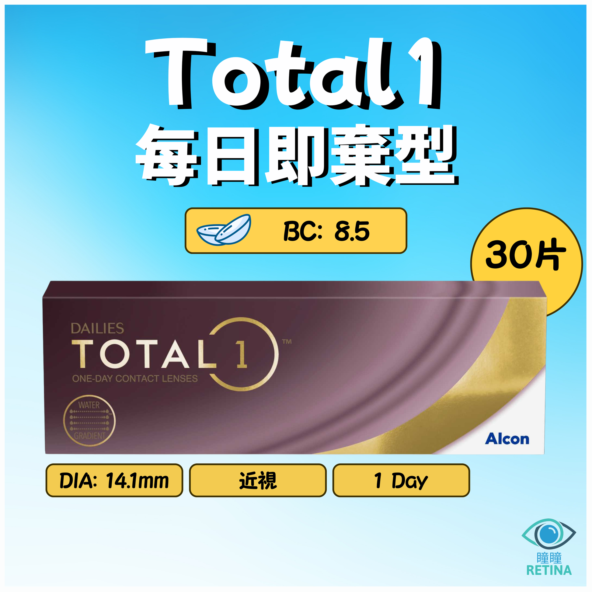 Alcon Dailies Total 1