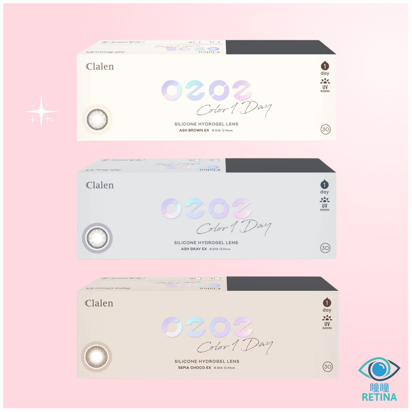 Clalen｜O2O2 Color 1Day