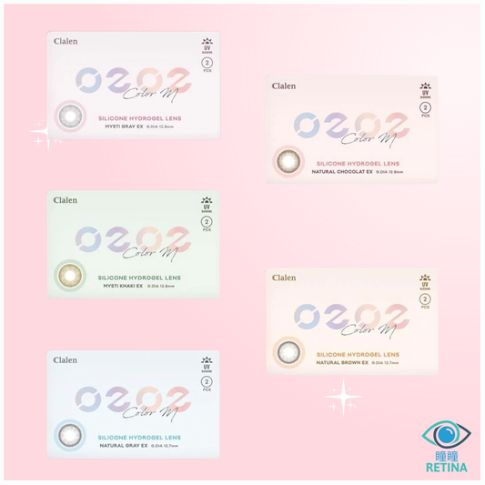 Clalen｜O2O2 Color M 彩妝月拋 (2片)
